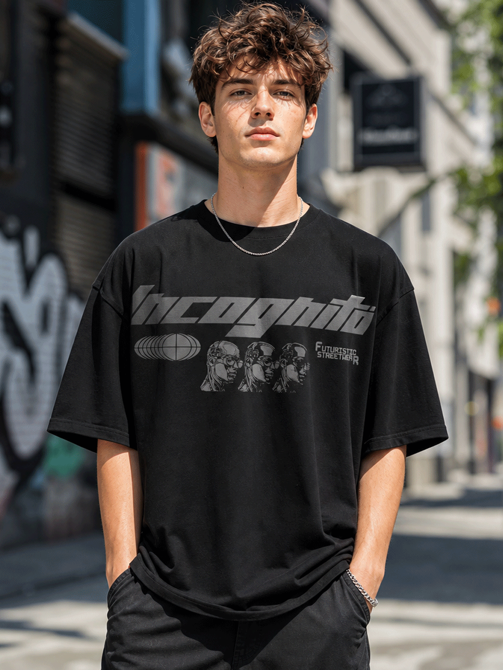 Incognito Shadow Oversized T-Shirt