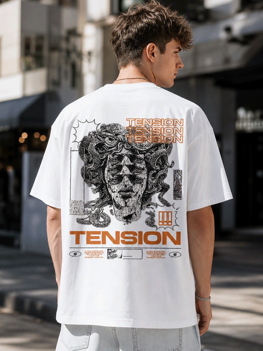 Tension Medusa Oversized T-Shirt
