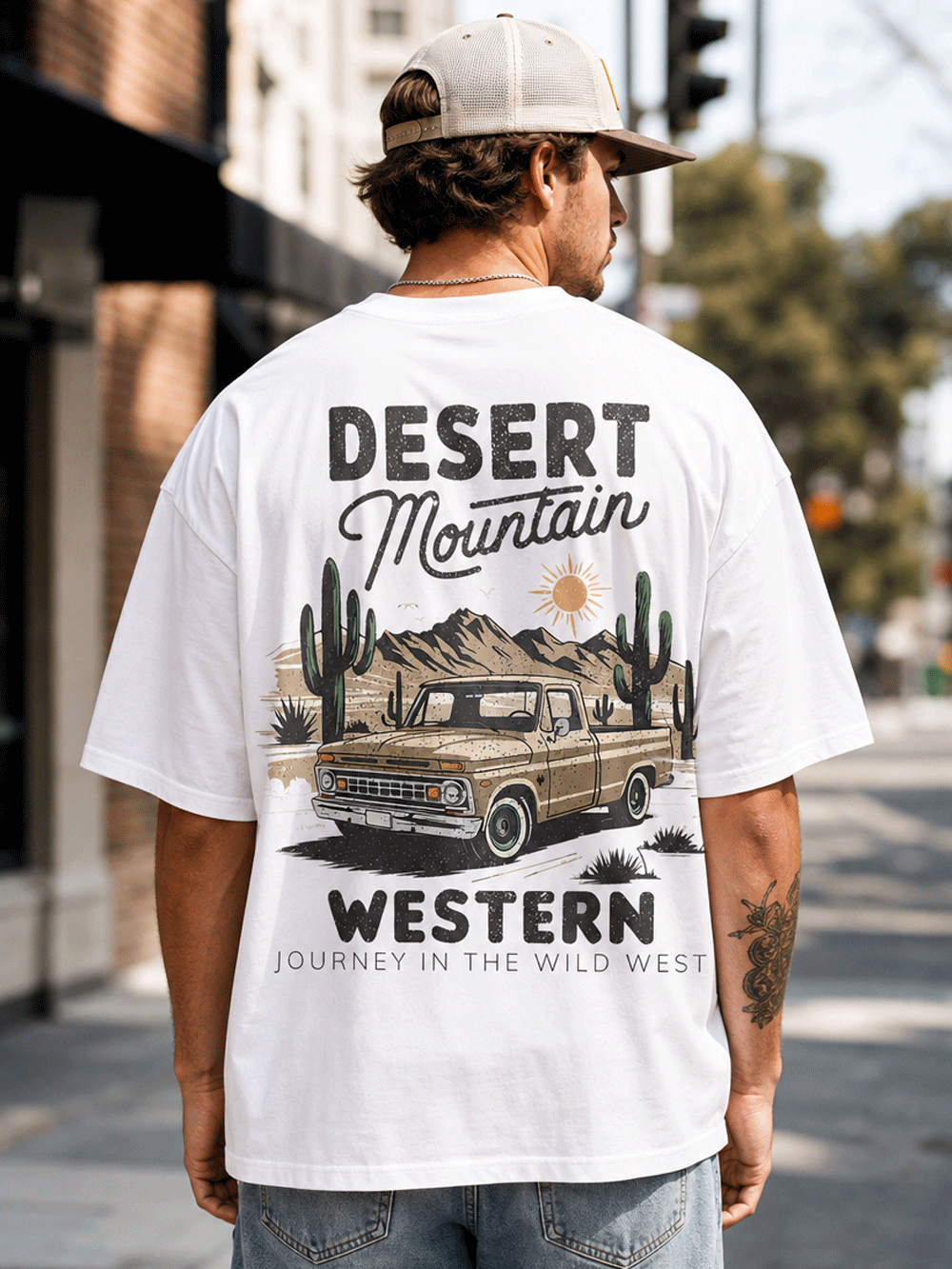 Desert Mountain Oversized T-Shirt