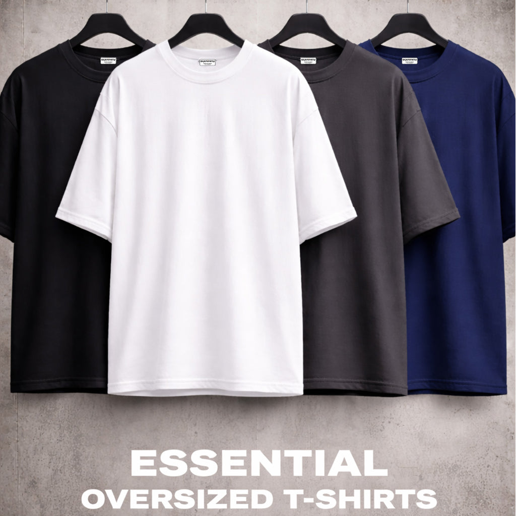 Pack of 4- Oversized T-shirt